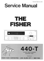 Fisher 440-T - Service Manual